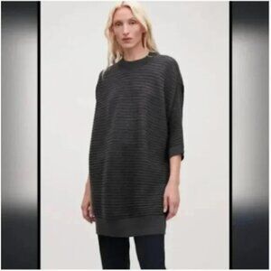 COS size XS wool sweater dress oversized.